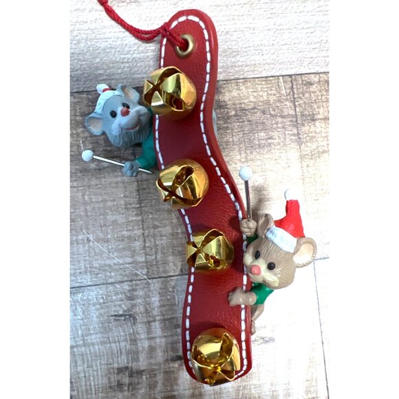 Hallmark Keepsake Ornament Jingle Bell Band Christmas Decoration Red With Gold B - Picture 2 of 2